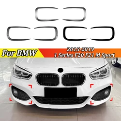 Car Front Canard Tuning For BMW 1 Series F20 F21 M Sport 2015-2019 Front Bumper Side Spoiler Splitter Air Blade Body Kit