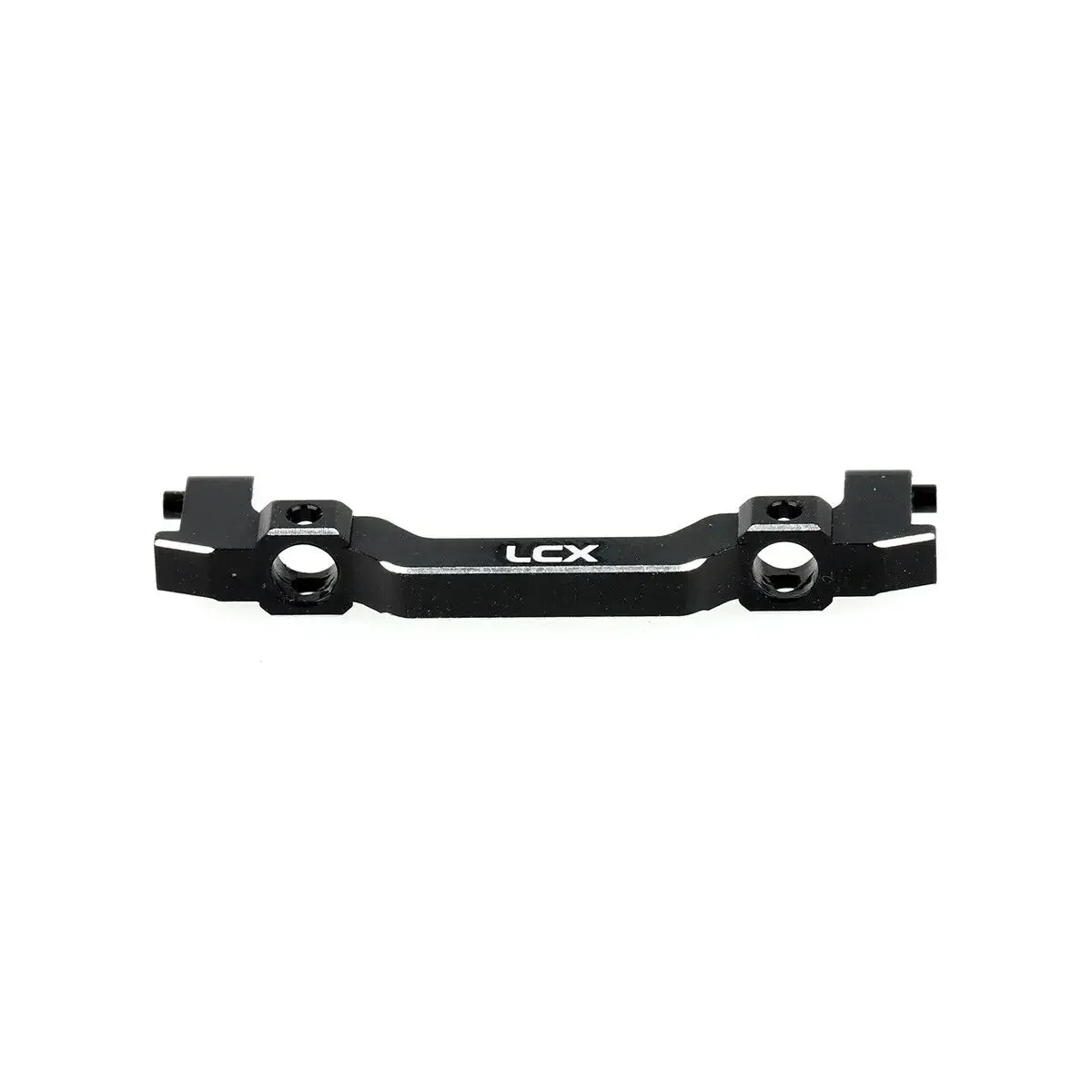 LCX Racing 1/24 coche trepador de control remoto soporte de parachoques delantero de aluminio para cerrojo Axial SCX24 JLU Wrangler C10 piezas mejoradas Accesorios