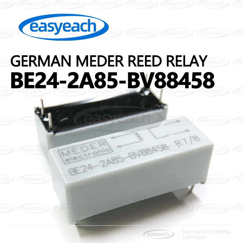 German MEDER high voltage dry spring relay BE24-2A85-BV88458 24VDC relay 1000V 5KVAC 1A/2.5A 100W Magnetic latching  Reed relay