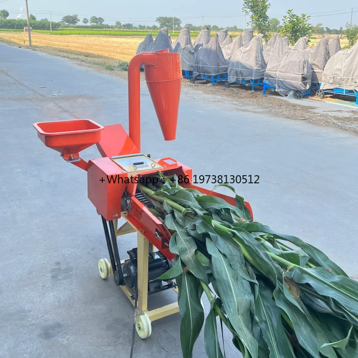 

High-efficiency Chaff Cutter and Grinding Machine for Agricultural Waste Feed Processing Machine