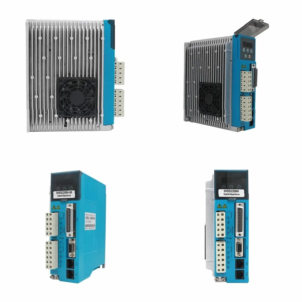 3 Phase Closed Loop Stepper Servo Drive 86.110 AC Motor Kit 3HSS2208H-110 High Performance