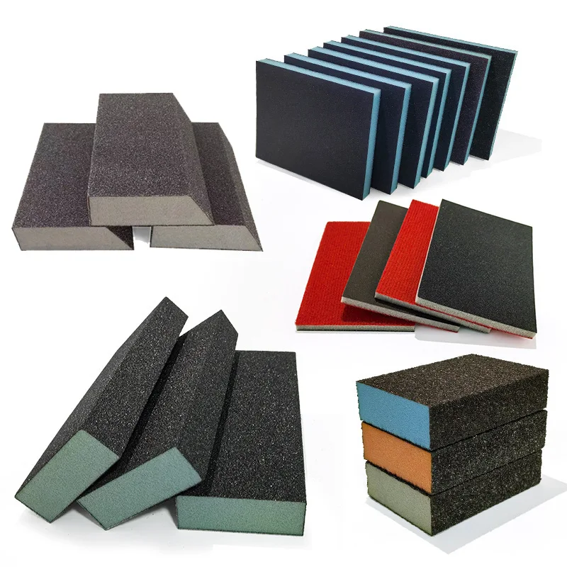 Kleanest Sanding Block Sanding Block Sponge Abrasive 36 To 120 Grit Wet Dry For Wood Tile Polishing