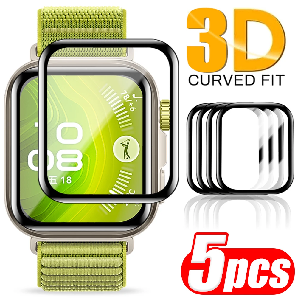 

HD-пленки для часов Huawei Watch Fit 4 Pro, гибкие защитные пленки для экрана от царапин для Huawei Watch Fit 4 3 2 FE, защитный чехол