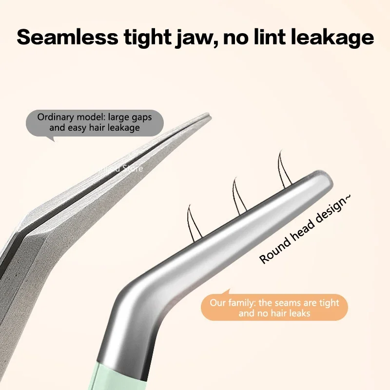 파이버 팁 속눈썹 연장 핀셋 볼륨 아이솔레이션 정밀 래쉬 핀셋 나노 테크놀로지 눈썹 메이크업 속눈썹 핀셋