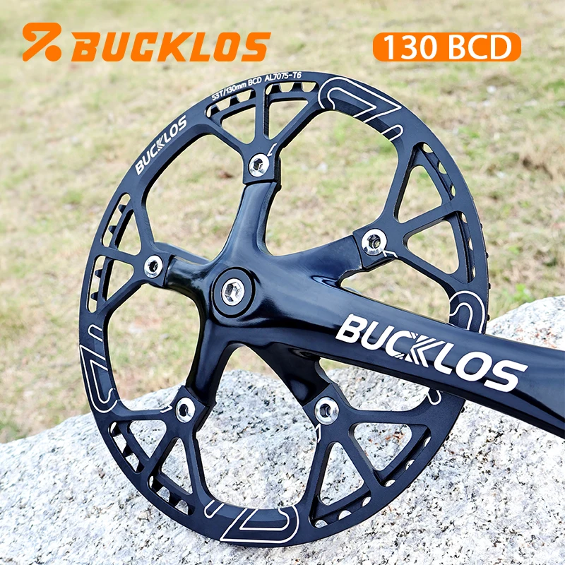 

Звездочка BUCKLOS 130BCD, велосипедная звездочка из алюминиевого сплава 45T 47T 53T 56T 58T, сверхлегкая складная велосипедная звездочка 130bcd, часть велосипеда