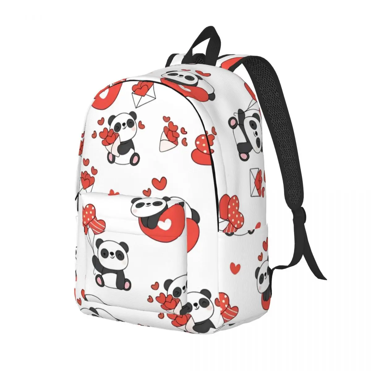Panda Fashion Backpack Sports Student Hiking Travel Daypack for Men Women Laptop Computer Canvas Bags