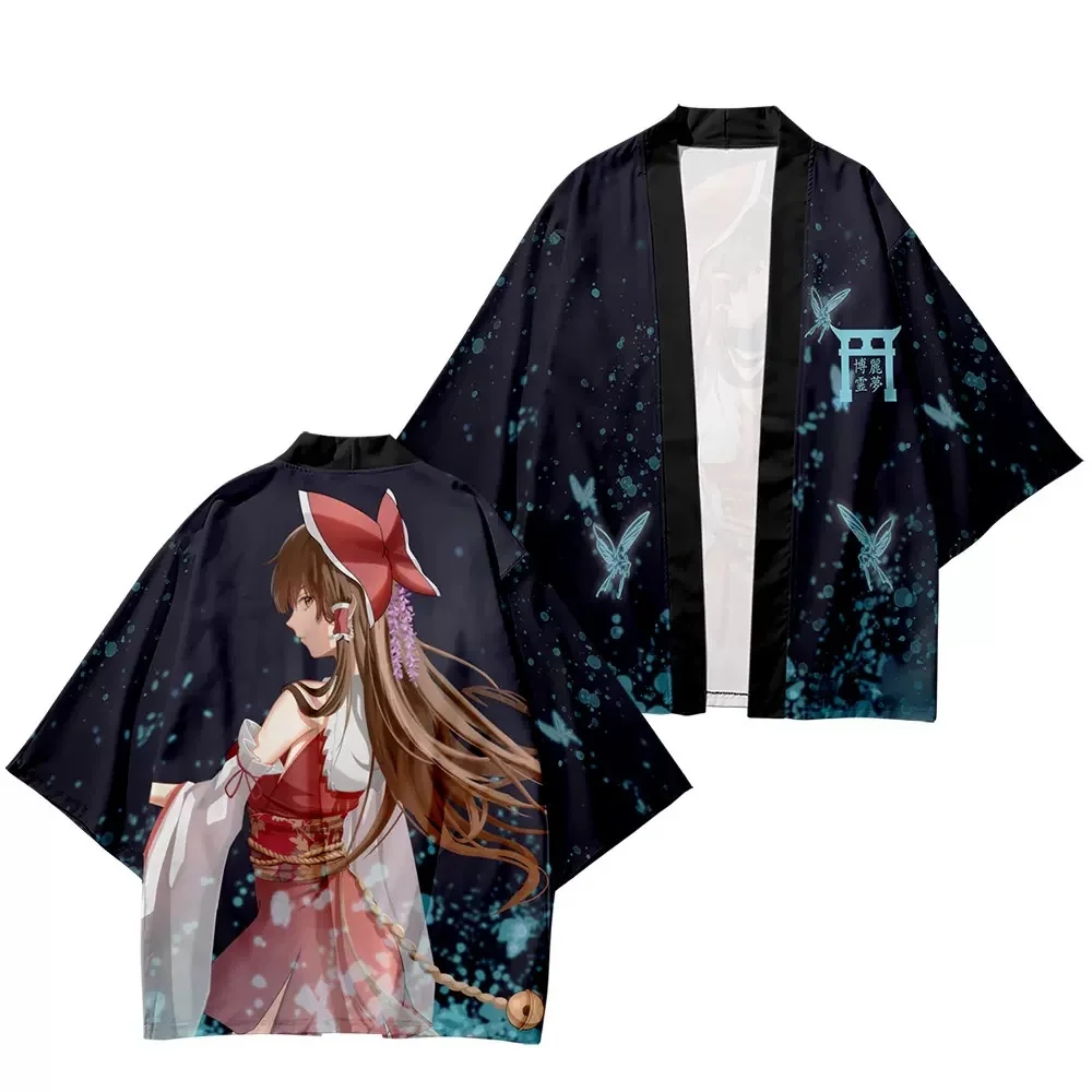 النمط الياباني كيمونو هاوري الرجال النساء سترة أنيمي الملابس اليابانية التقليدية الملابس الآسيوية #2