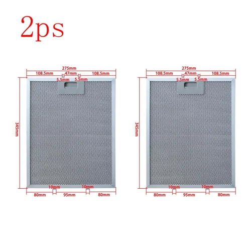 Imagen 2 del producto Filtro Campana Extractora Teka 275X345Mm 81460133 (2 Unidades)