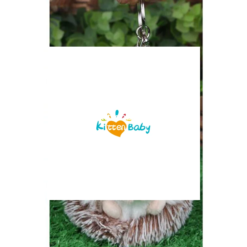 

Милый плюшевый брелок-ежик с помпоном, 10 см, для сумки, телефона, автомобиля