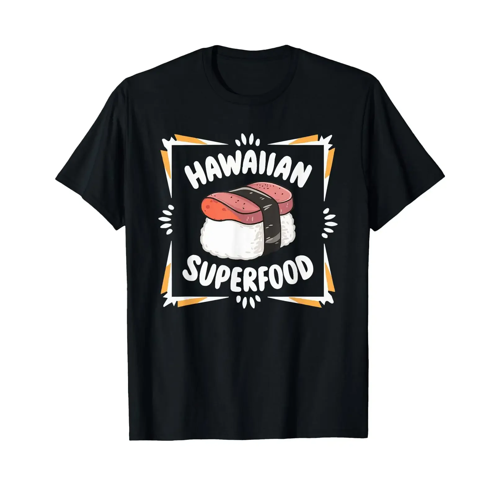 Musubi Lover Hawaiian Food Japanese Rice Ball Foodie T-Shirt im Vintage-Stil, gewaschene Designerkleidung, leicht geschnittenes Oberteil für den Alltag