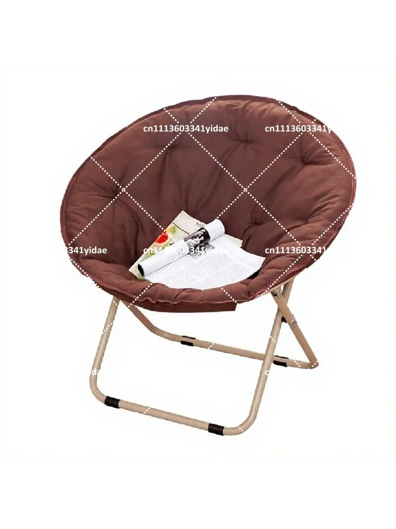 Moon chair, folding lounge  balcony lounge chair, bedroom  home lunch break backrest,  single sofa