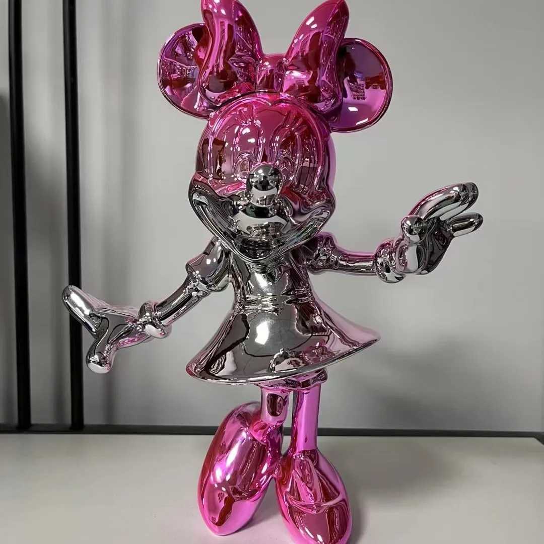 Disney Welkom Galvaniserende Mickey Minnie Pop Creatieve Luxe Cartoon Decoraties Trend Ornamenten Speelgoed Vakantie Kerstcadeau