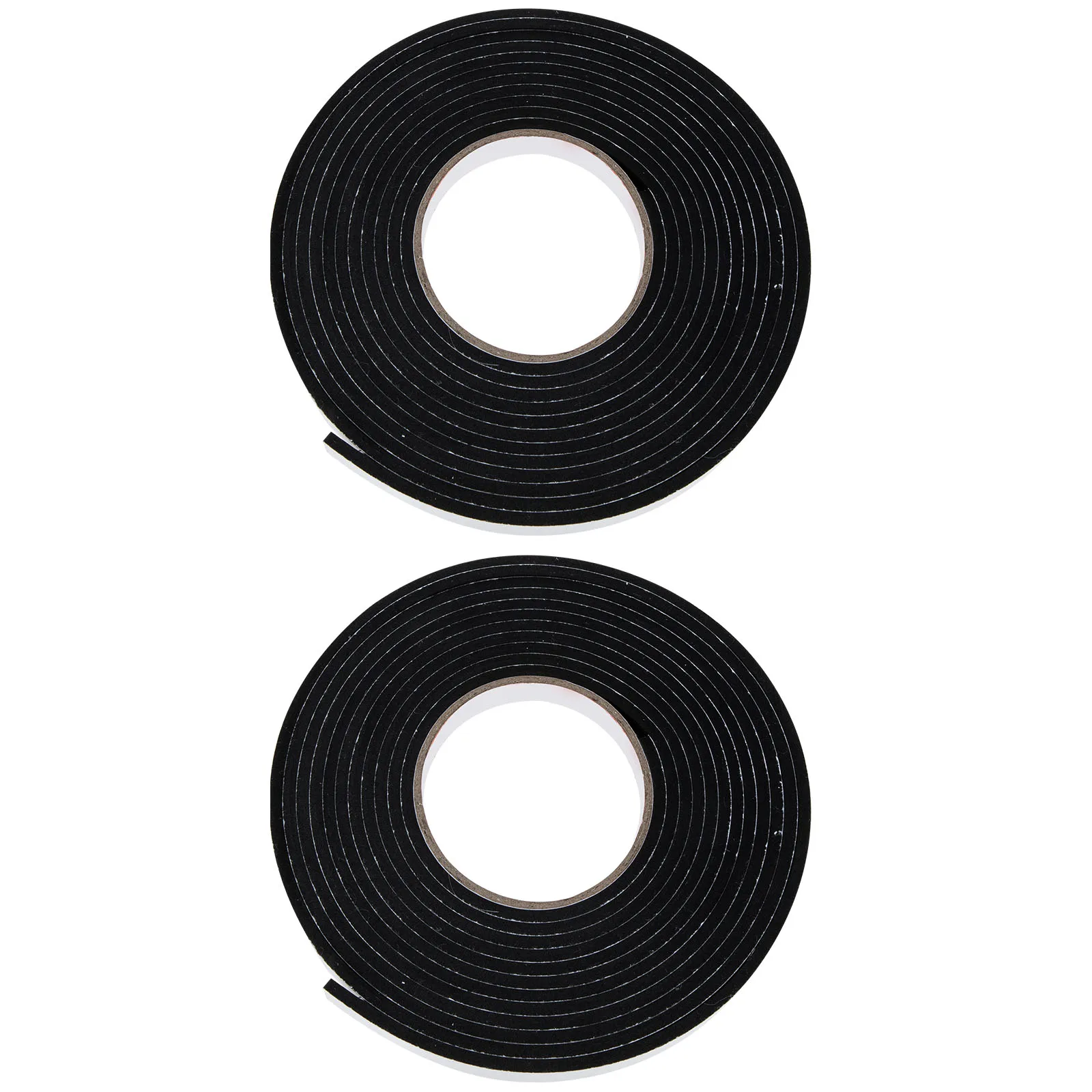 

Self Adhesive Soundproof Sealing Strips 2 Rolls Sponge Tape Door Anti Collision Strong Backing Long Use Windproof