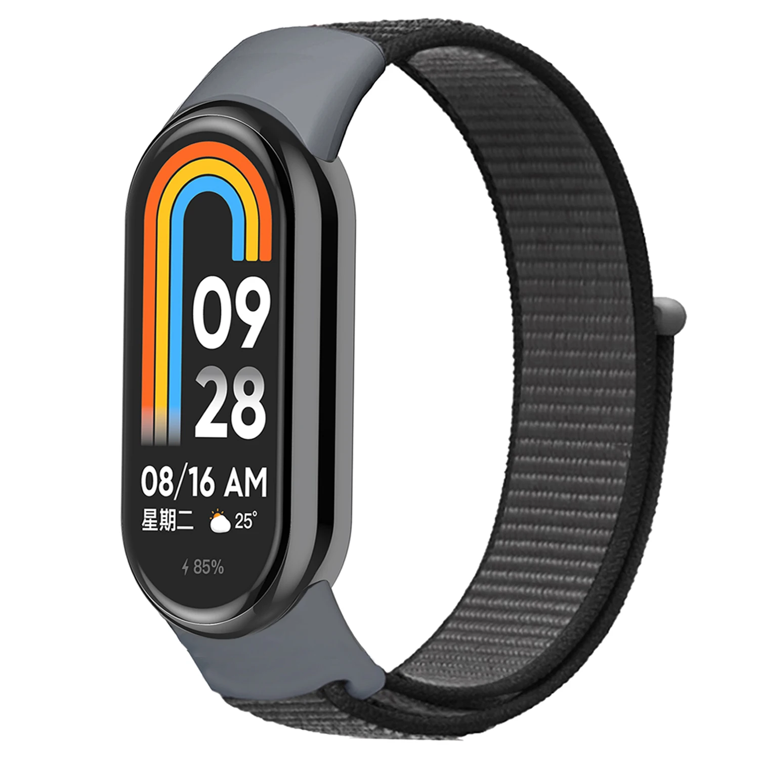 Nylon-Schlaufenarmband für Xiaomi Mi Band 10 9 8, Armband, Armband, Correa, Ersatz-Pulsera, Xiaomi Smart Band 10 9 8, NFC-Armband