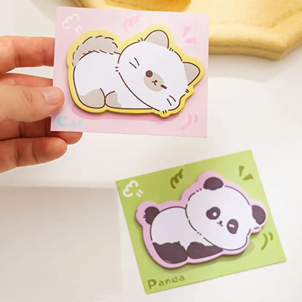 Kawaii Animal Sticky Notes Cartoon Bear Sticky Notes Animal Sticky Notes Note Paper Writing Tool School Office Children Gifts