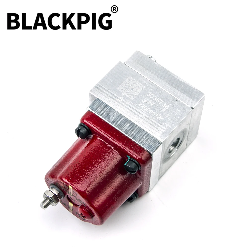 Original 24V 3054609 Cummins Engine Fuel Pump Solenoid Valve Assembly 3035738 Generator Electronic Fuel ShutOff Solenoid Valve