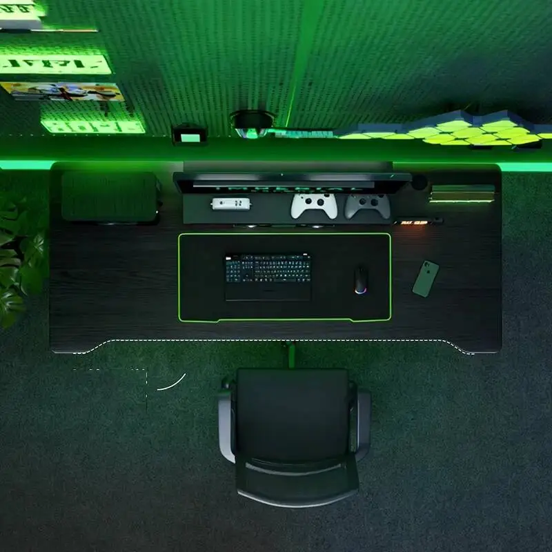 

Роскошный современный компьютерный стол для геймеров, офисный стол с выдвижными ящиками, представительский скандинавский офисный стол, минималистичный стол для работы стоя, коммерческая мебель