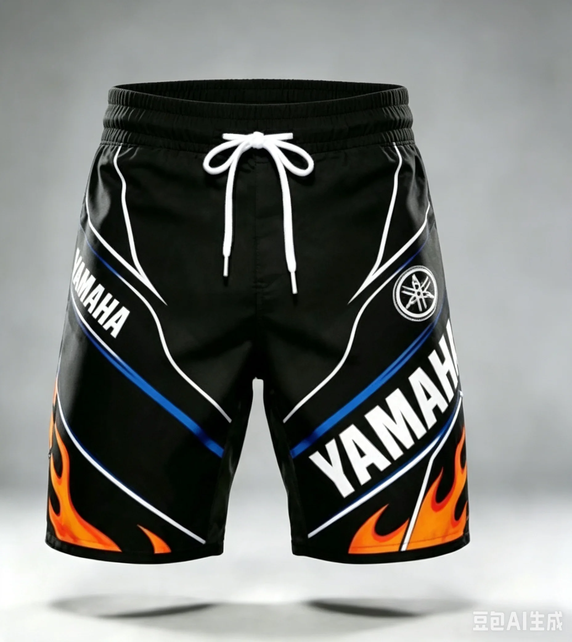 2026 Summer New Yamaha Black Fashion Sports Outdoor Fitness Shorts, Men Women Large Casual Motorcycle Riding Shorts