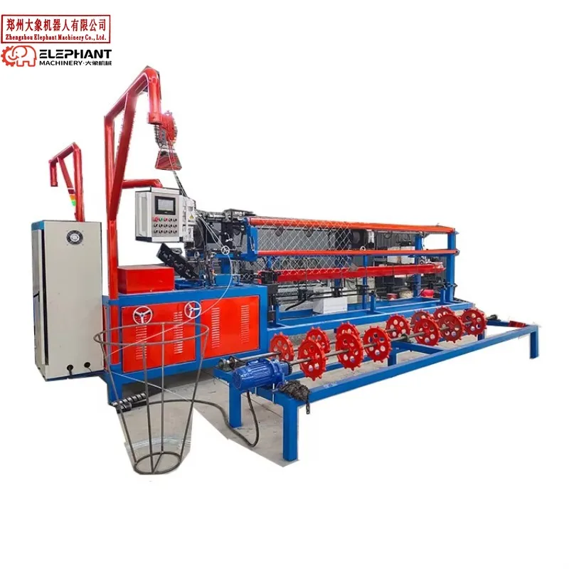 Anping Machine Factory's Automatic Diamond Mesh & Galvanized Chain Link Making Machine Wire Mesh Production Equipment