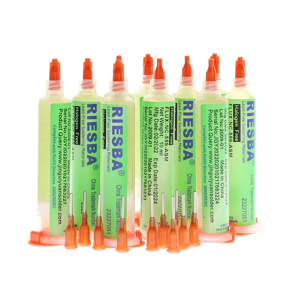 RIESBA NC-559-ASM The high quality solder paste solder paste flux oil cylinder welding needle mouth