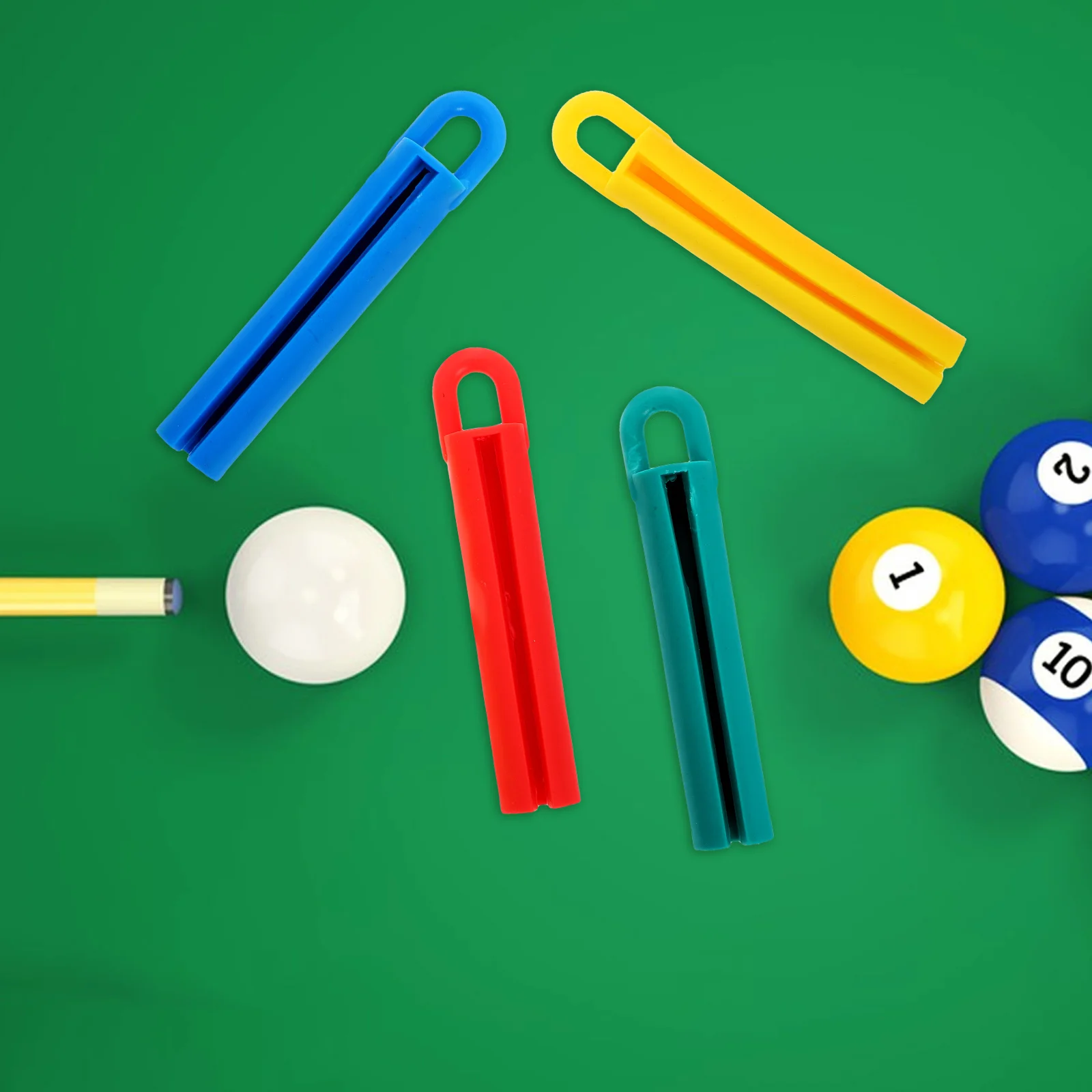 

8Pcs Pool Cue Holder Wall Mount Rubber Pool Stick Rack Organizer Billiard Cue Stand Space Saving Holder Stick Billiards Rack Rod