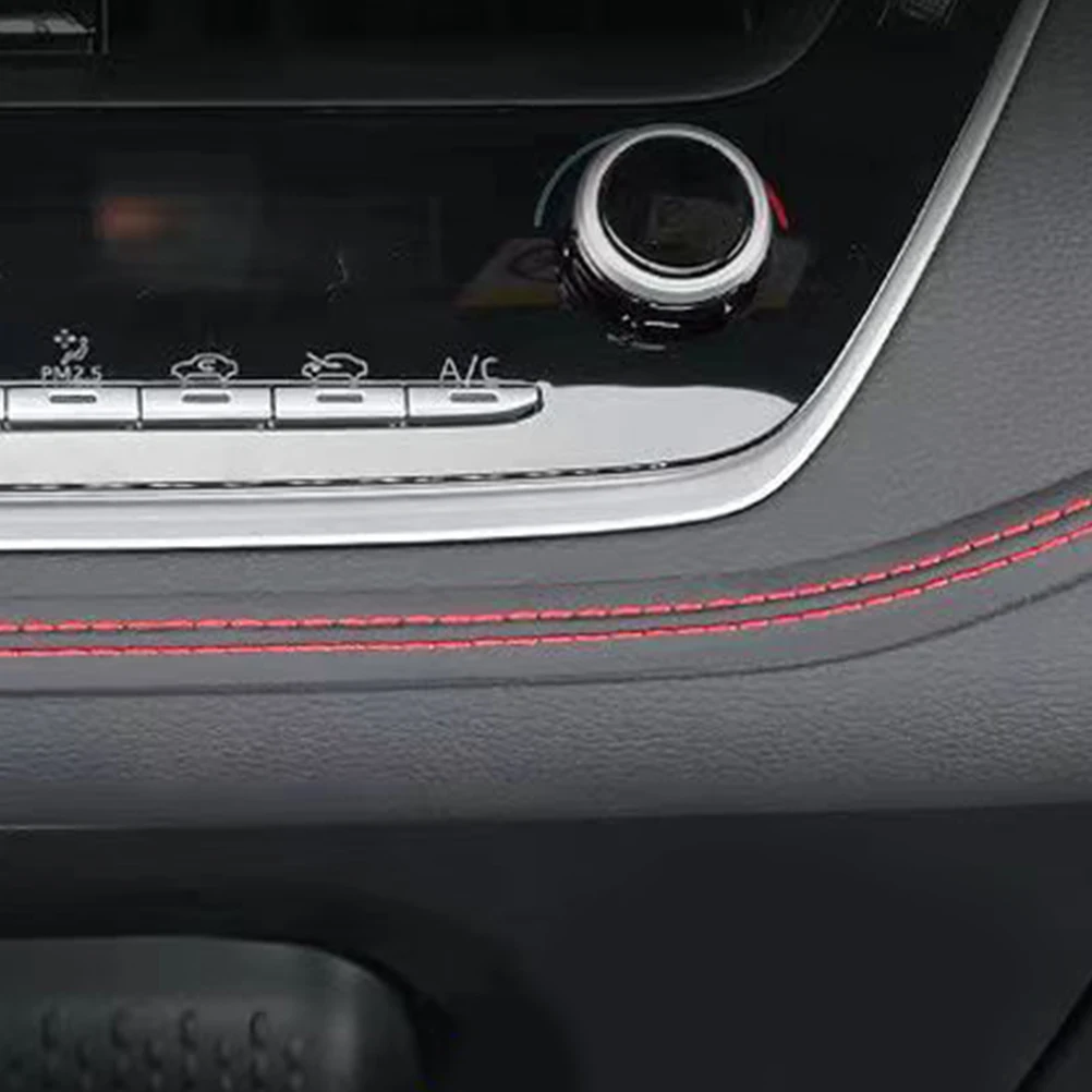 

Decor Interior Accessories Black Vent Decorative Strip for Car Door Dashboard Gaps Trim Elegant Durable Non Fading Easy