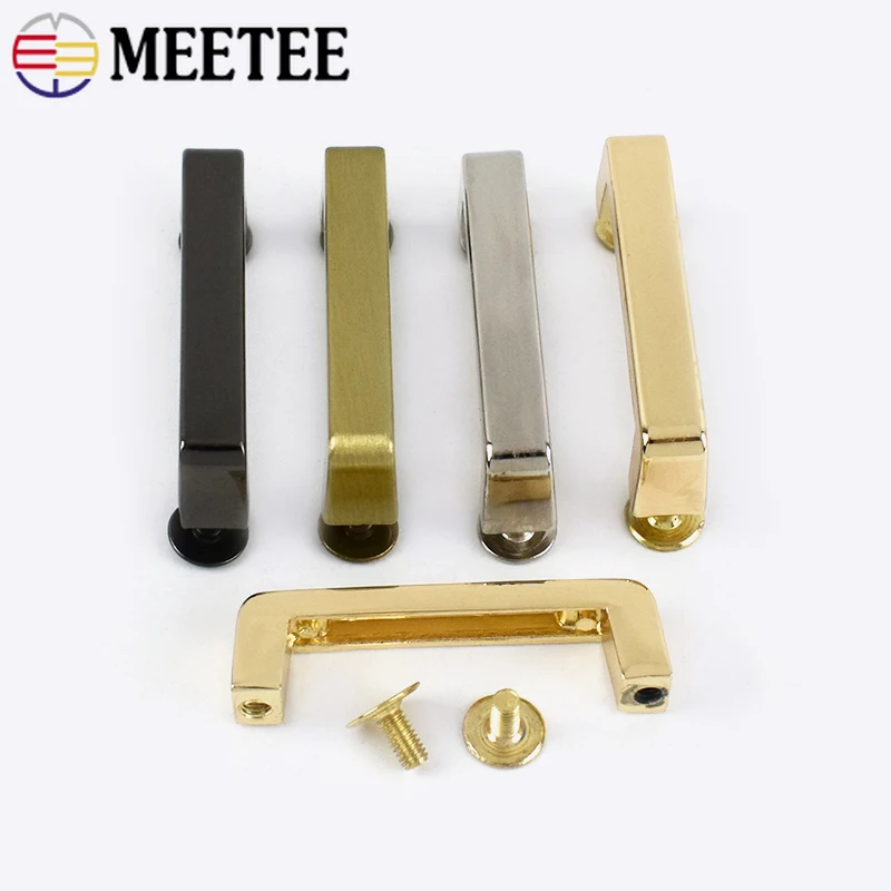

4/10Pcs Meetee 13-38mm Metal Arch Bridge Buckle Purse Bag Strap Connector Hook Handbag Side Clip Screw Clasp Hardware Accessory