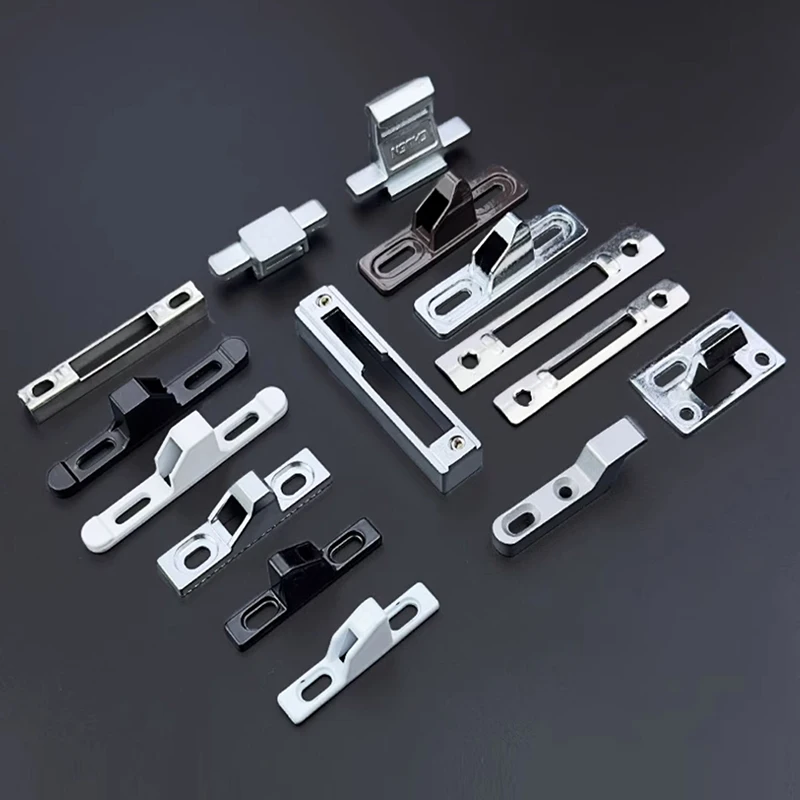 Old Style Window Lock Convex Hook Seat Aluminum Alloy Window Hook Lock Translation Door Lock Buckle Sliding Door Accessories