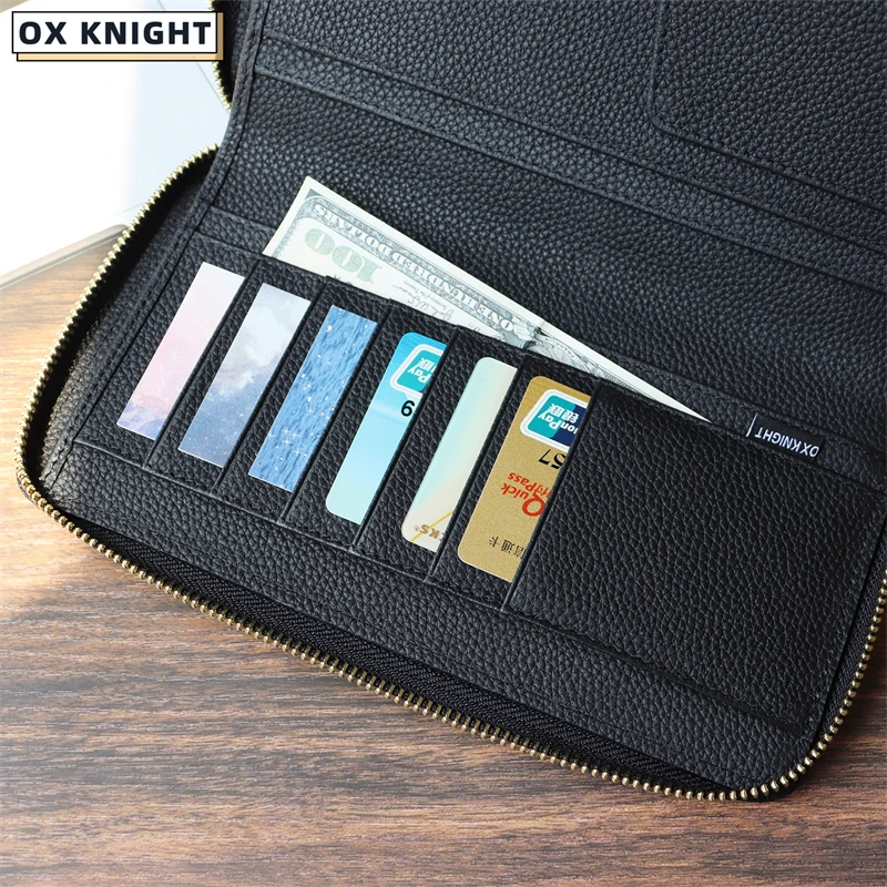 OX KNIGHT 本革ジャーナルノートブックカバー週間サイズプランナーペンホルダー付き、ヴィンテージメモ帳日記文具