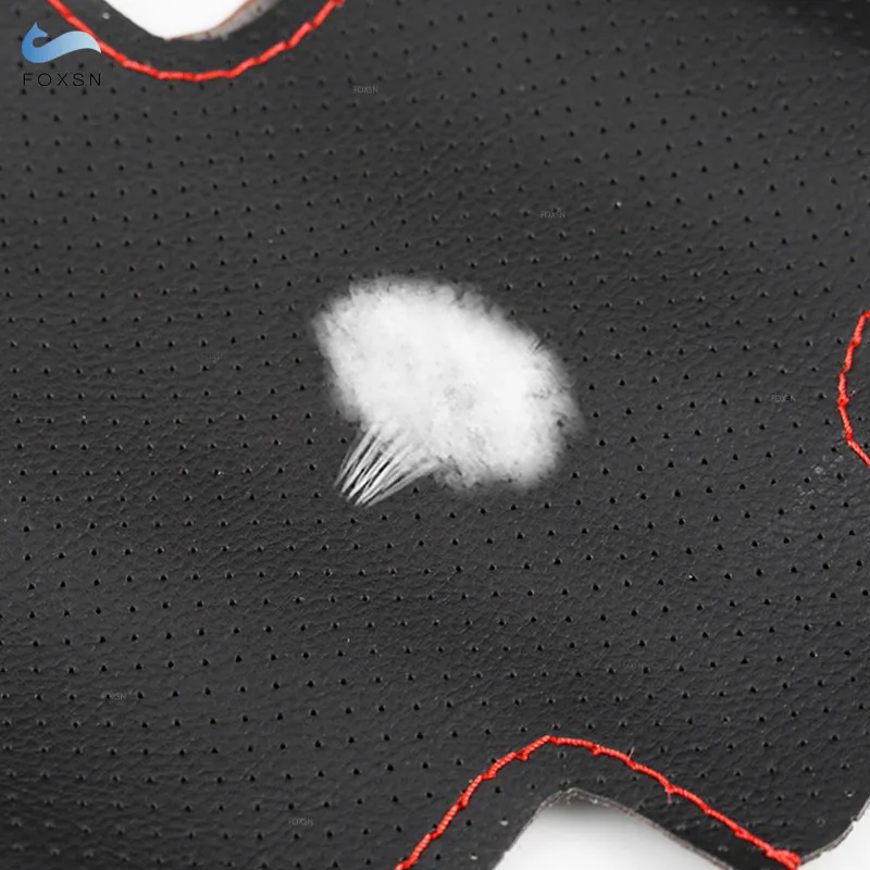 Interior Microfiber Leather Steering Wheel Cover Trim For BMW X1 E84 2011-2013 (old style) E82 E87 120i 130i E90 320i 325i 330i view 3