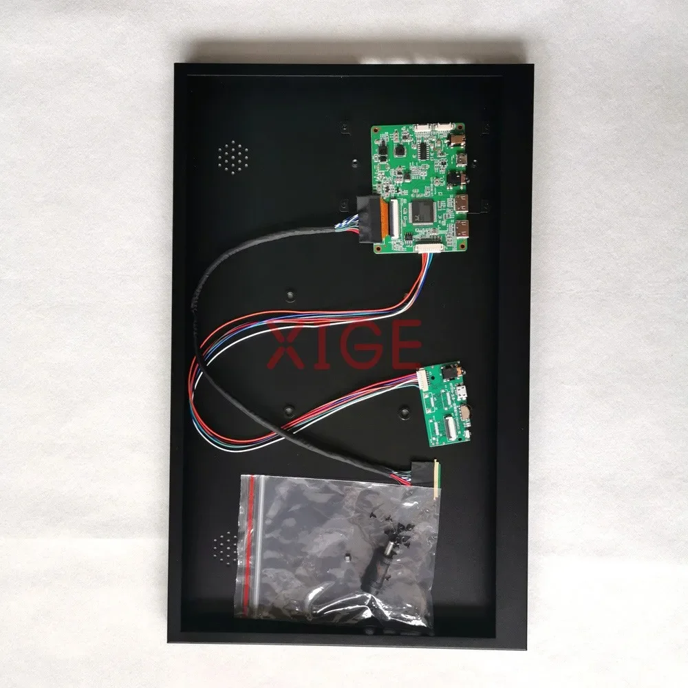 

For LP156WD1 2 HDMI-Mini USB Micro 1600*900 Kit DIY 40 Pin LVDS 15.6" Monitor Portable Refit Metal Case+Driver Controller Board