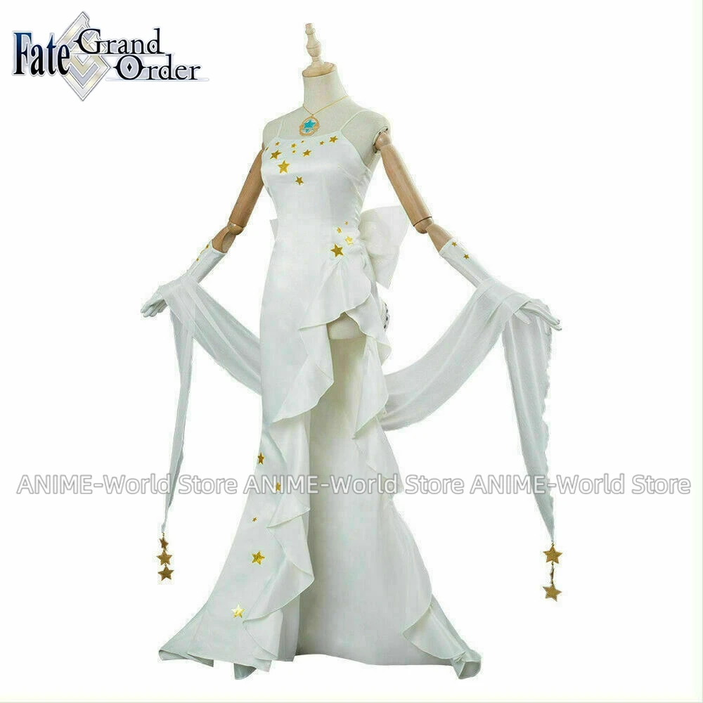 Anime Fate Grand Order Leonardo da Vinci FGO Orchestra Wig Concert Cosplay Costume Dress