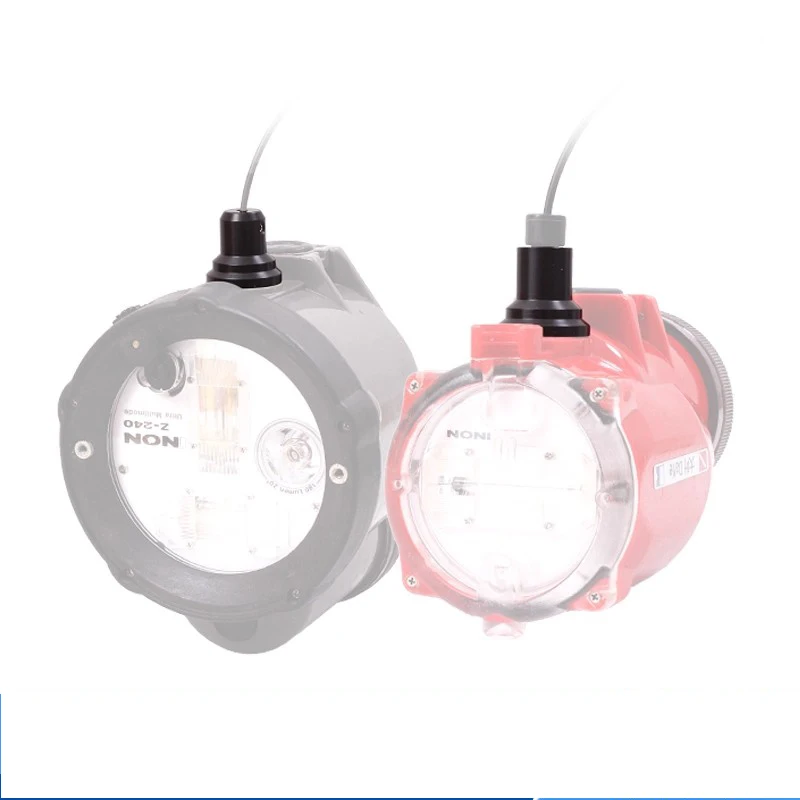 

Diving flashlights Z330/Z240/S2000 Fixed fiber-optics connectors receptacle underwater photography trigger optical fiber socket