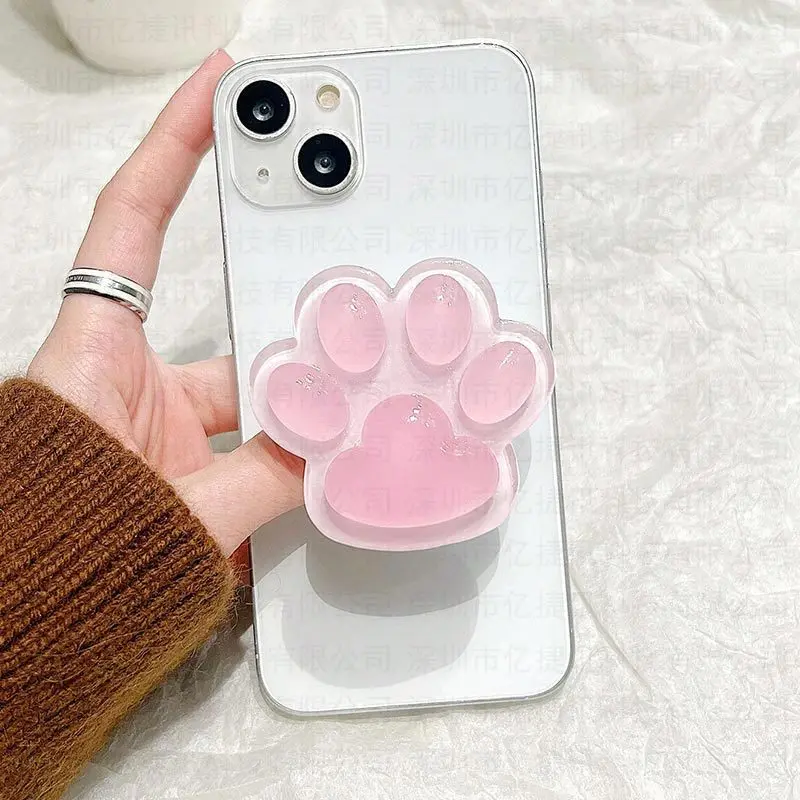 

Flower Style Phone Case Folding Stand Small Fresh Desktop Stand Airbag Push-pull Stand Ring Adhesive Type Phone Stand Holder