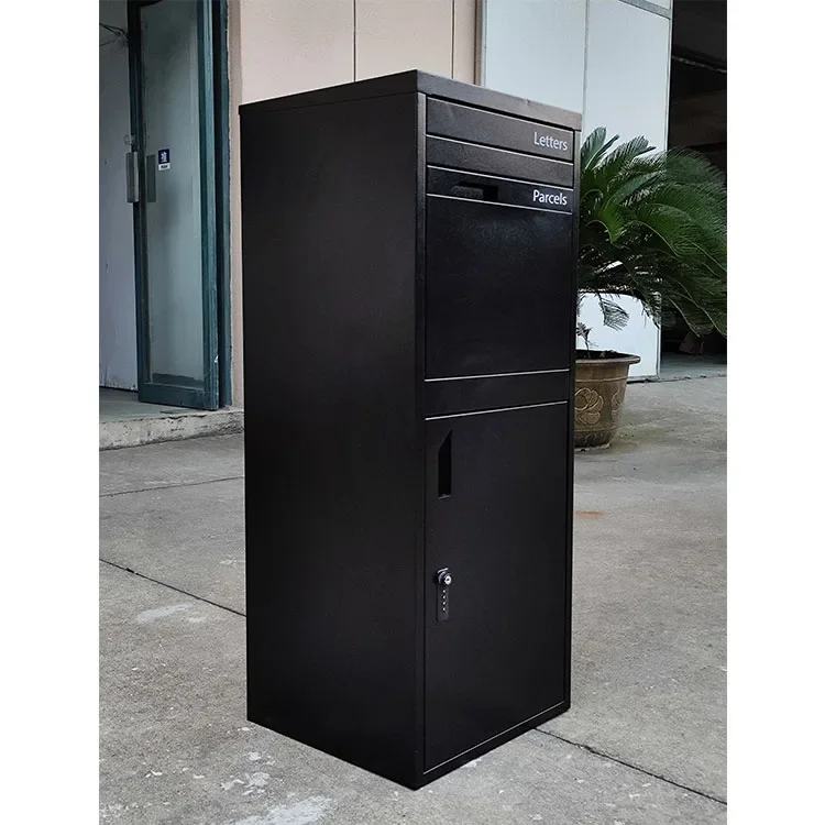 Outdoor Galvanized Sheet Metal Parcel Mail Mail Drop Box Smart Express Box image 3
