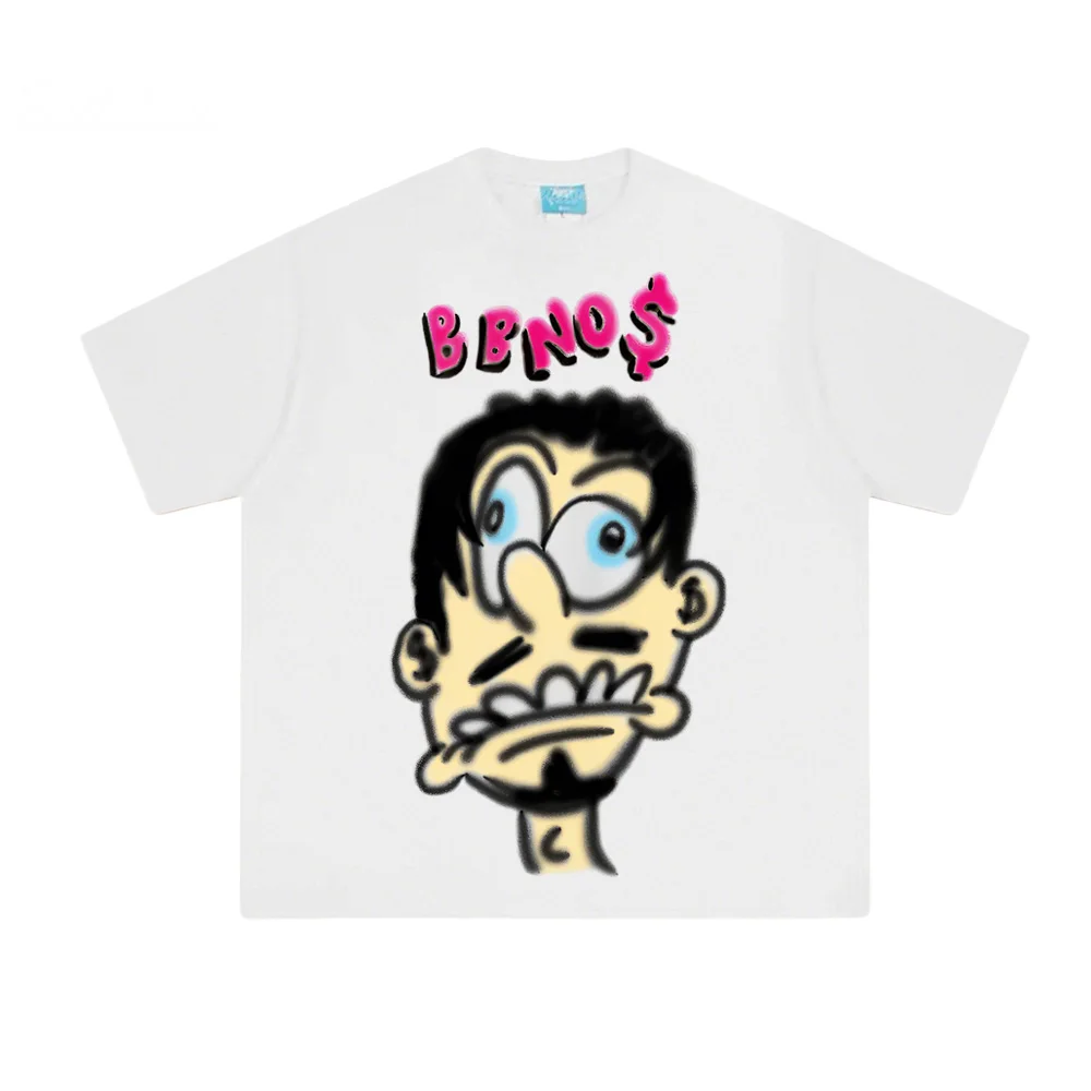 

Oversized Long Spray Tee - LIMITED EDITION Summer Dave Tee-shirt bbno$ Singer's same style Cotton High Quality Female/Male Tops