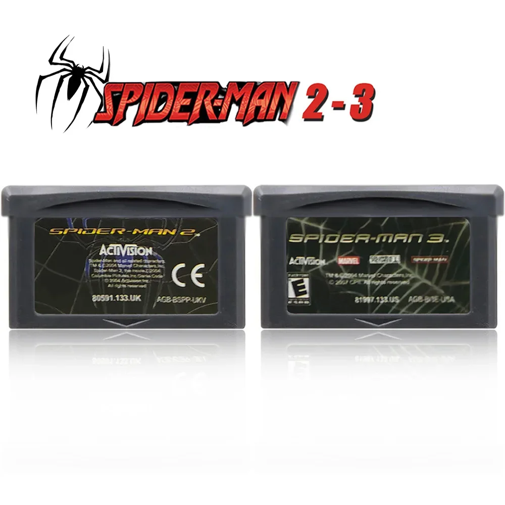 ตลับเกม GBA ซีรีส์ 32 บิต สำหรับเครื่องเล่นเกม GBA/SP/DS