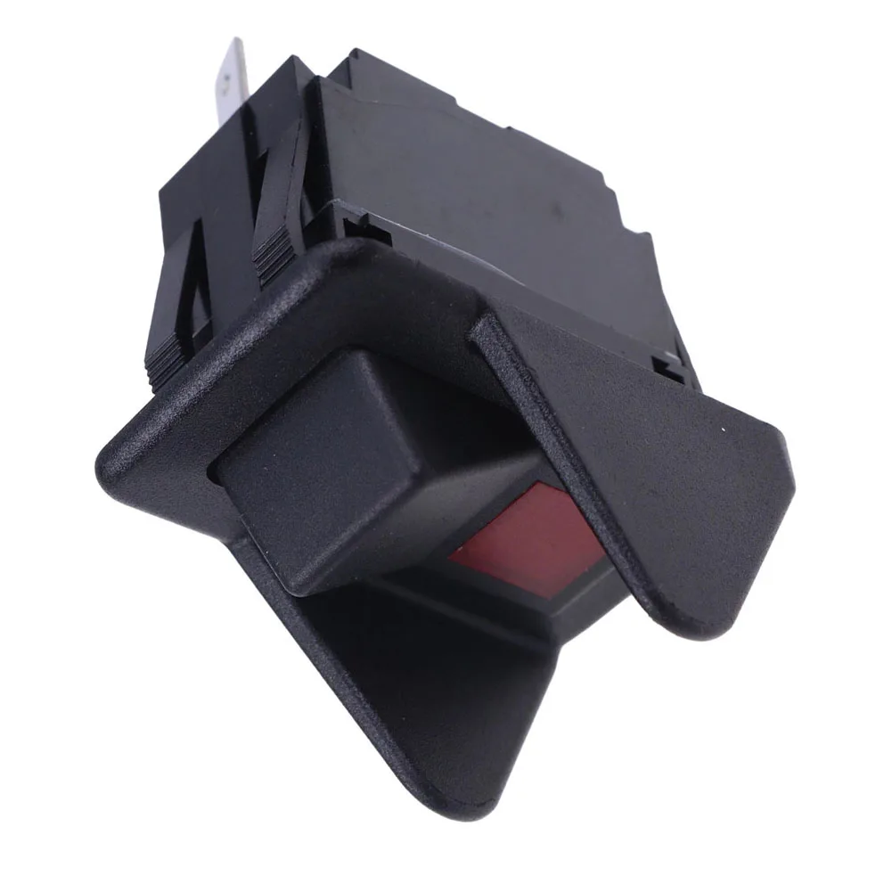 Guarded 3 Terminal Rocker Switch 30T35687 for Muncie For PTO Use Illuminated Front Indicator 12V 2A Snap-in Mount