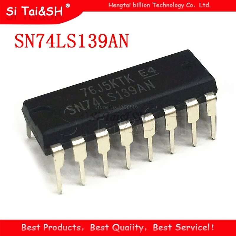 10PCS SN74LS139AN   SN74LS139N   74LS139   HD74LS139P SN74LS139 Waterproof shell
