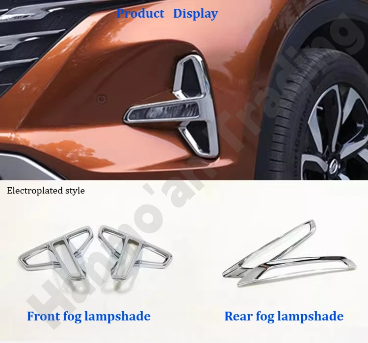 

for GAC Trumpchi GS5 2019~2021 Front and rear fog lamp decorative frames/fog lampshade patches/exterior decorative accessories
