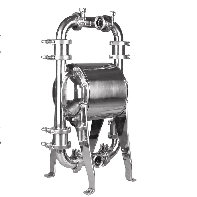 QBW3-50 Stainless Steel 304 316L Sanitary Pneumatic Diaphragm Pump food grade viscous liquid transfer pump for sauce