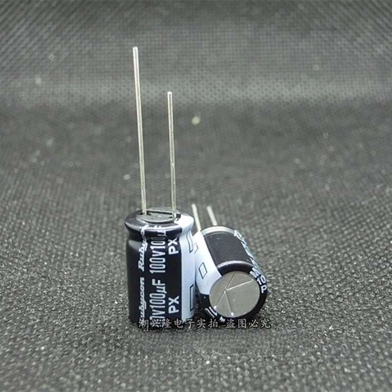 

10PCS-30PCS Brand New Original Japan Rubycon 100V100uf Aluminum Electrolytic Capacitor Px Series 10*16mm