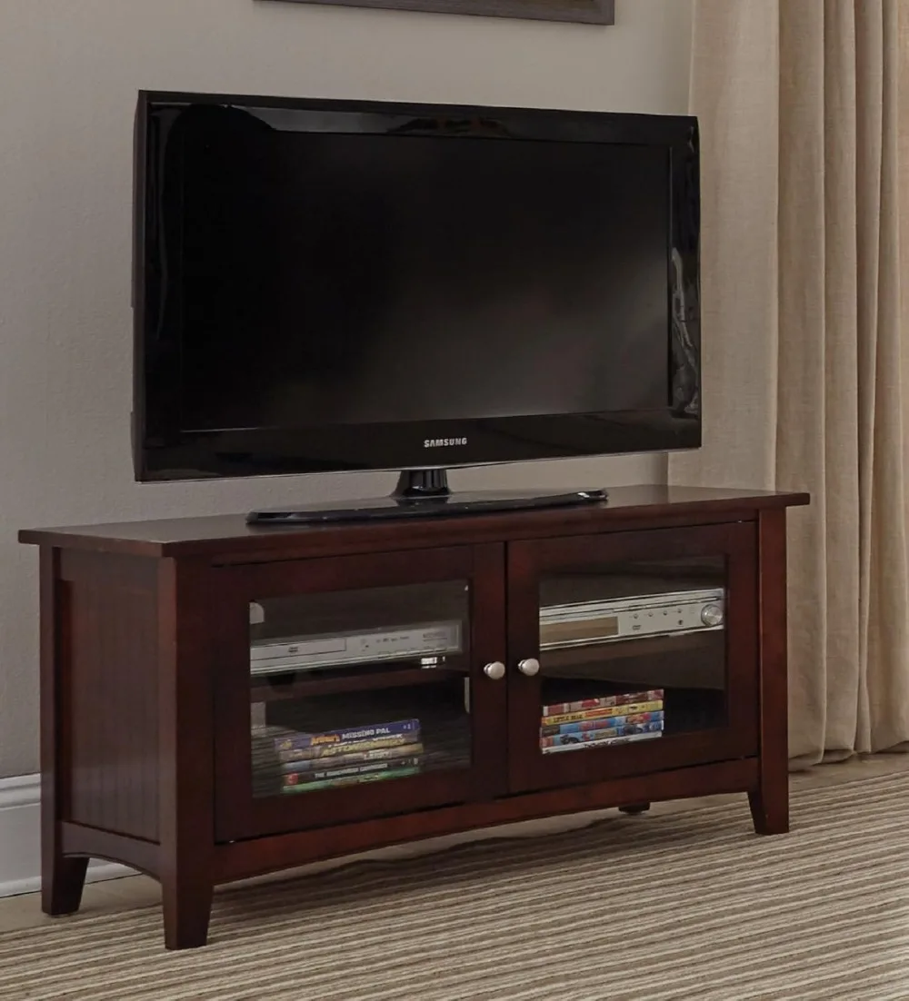 Alaterre Furniture Shaker Cottage TV Stand, Espresso