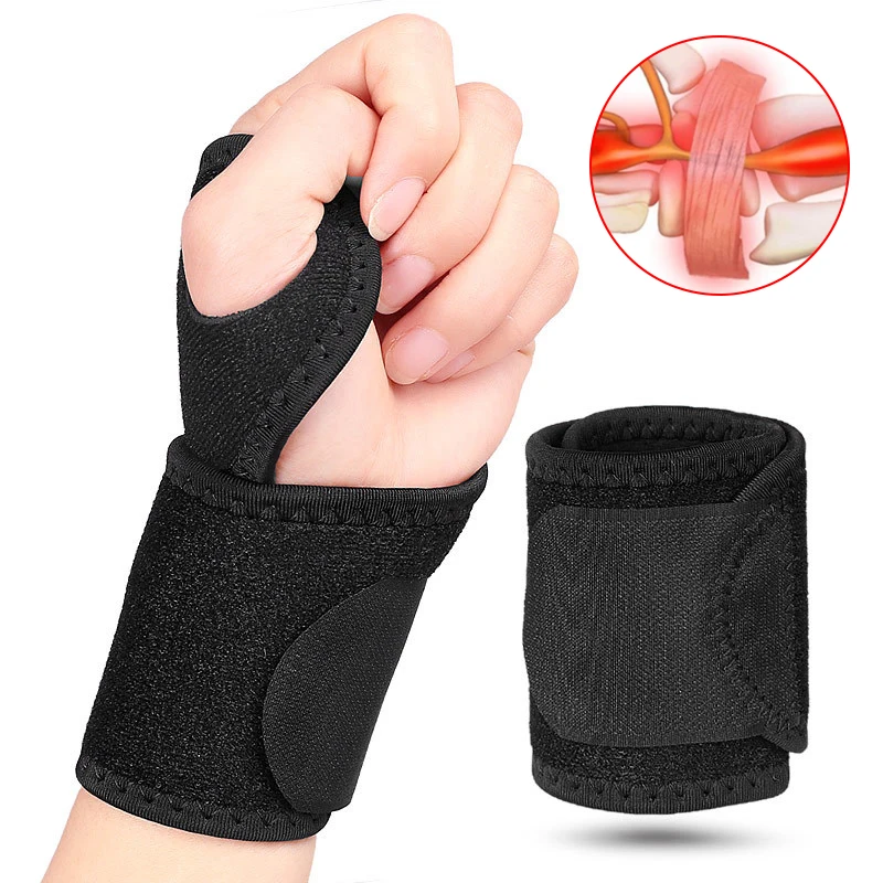 Carpal Tunnel Adjustable Wrist Support Brace Arthritis Tendinitis Pain Relief