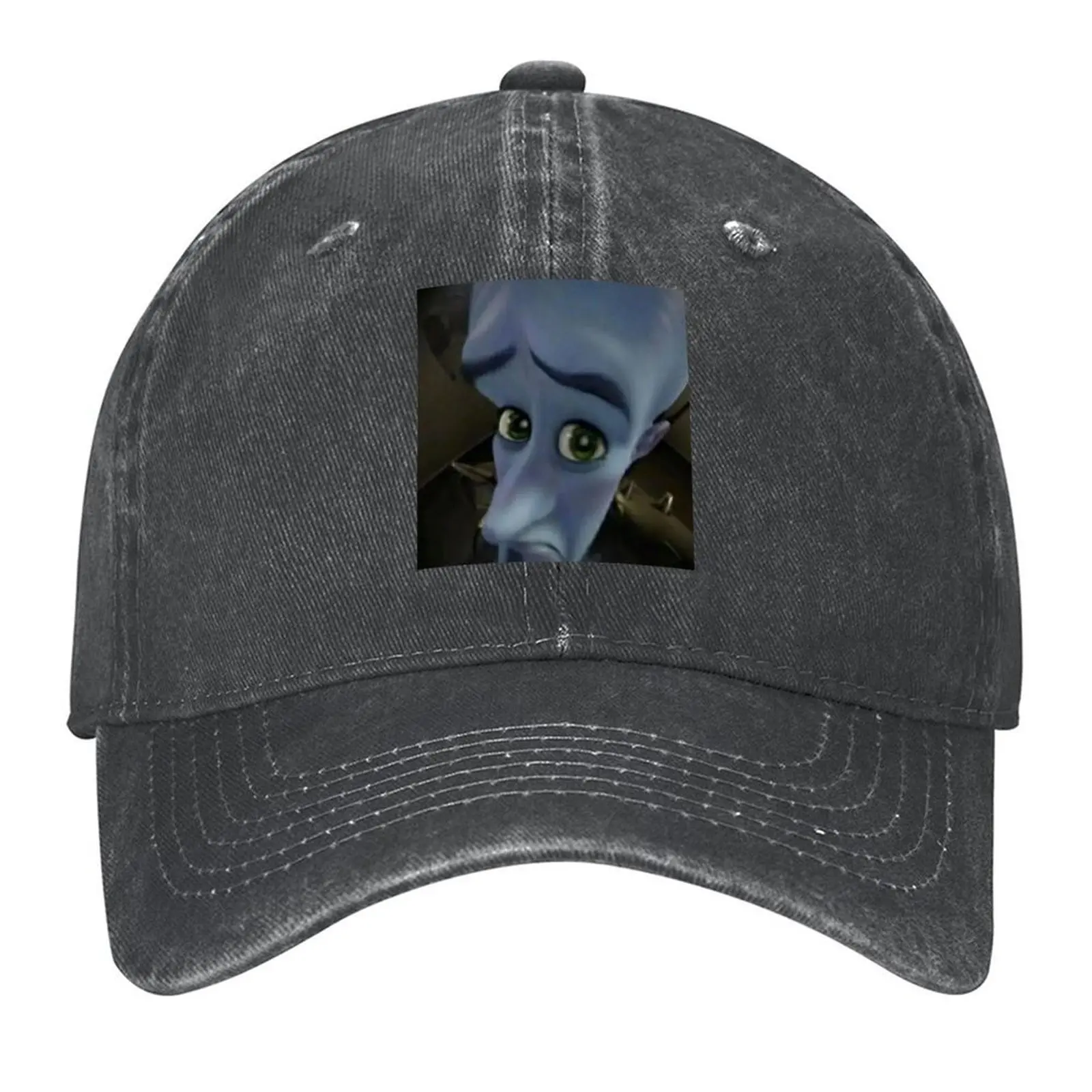 

Megamind No meme Baseball Cap Rugby sun caps Luxury Brand black Hats Man Women's