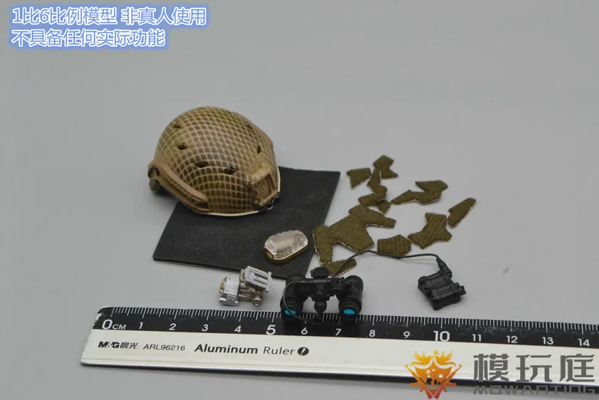 ES26043SW 1/6 Soldier Marine Parachute Helmet&Accessories Model for 12''