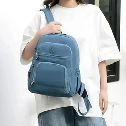 Oxford Tuch Große Kapazität Schulter Wasserdicht Student Koreanische Frauen Rucksack Multi-schicht Design Schule Buch Tasche für Mädchen