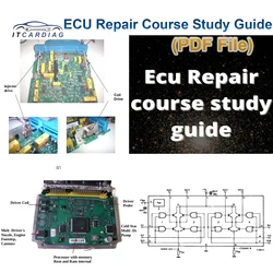 ECU Repair Course Study Guide PDF ECU Basic Teaching EPROM TEST Progranmming SMD Digital Central Simulator Car Diagnostic Learn