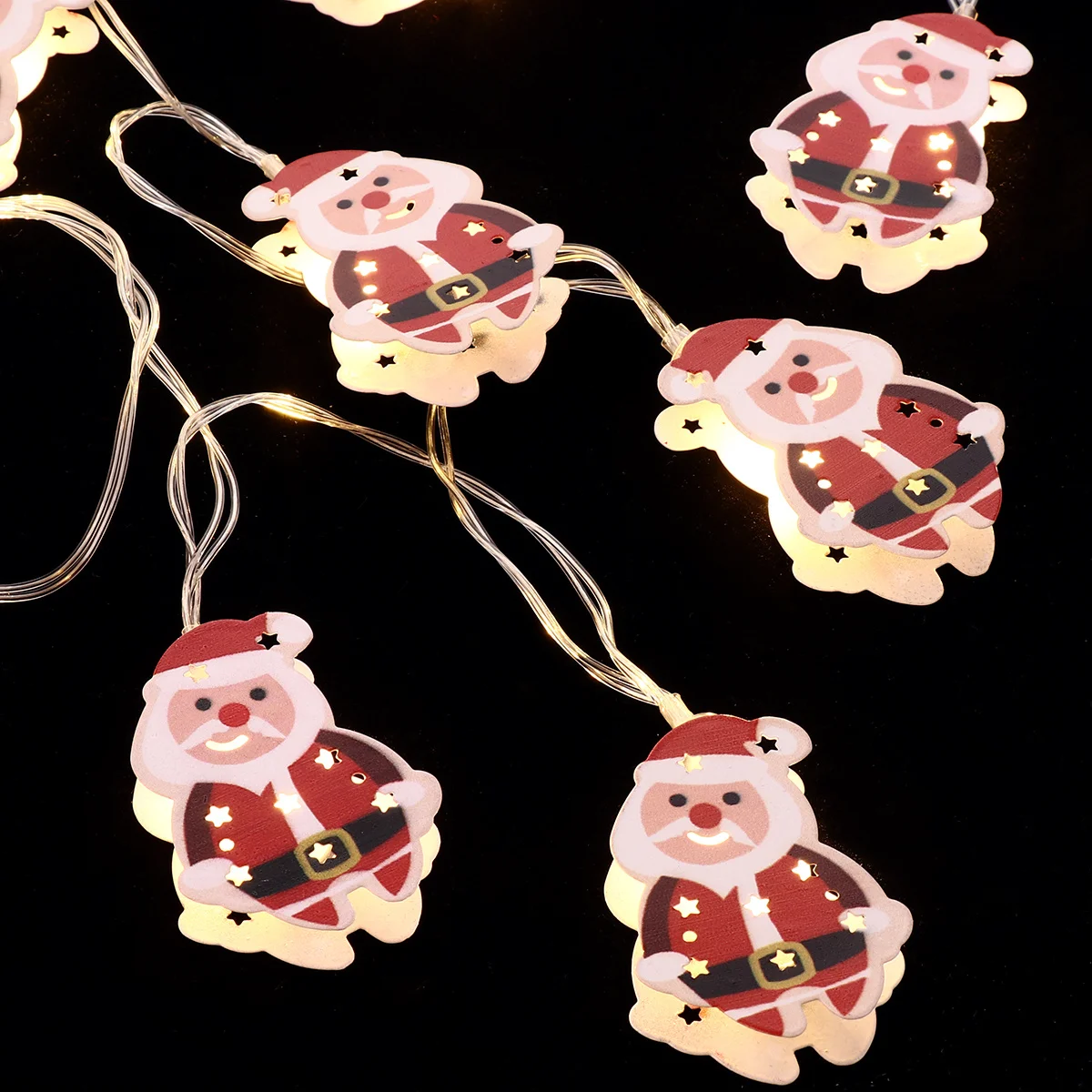 

1Set LED Santa Claus Christmas String Lights Decorative Indoor Outdoor Hanging Party Bedroom String Light Santa Claus Pendant