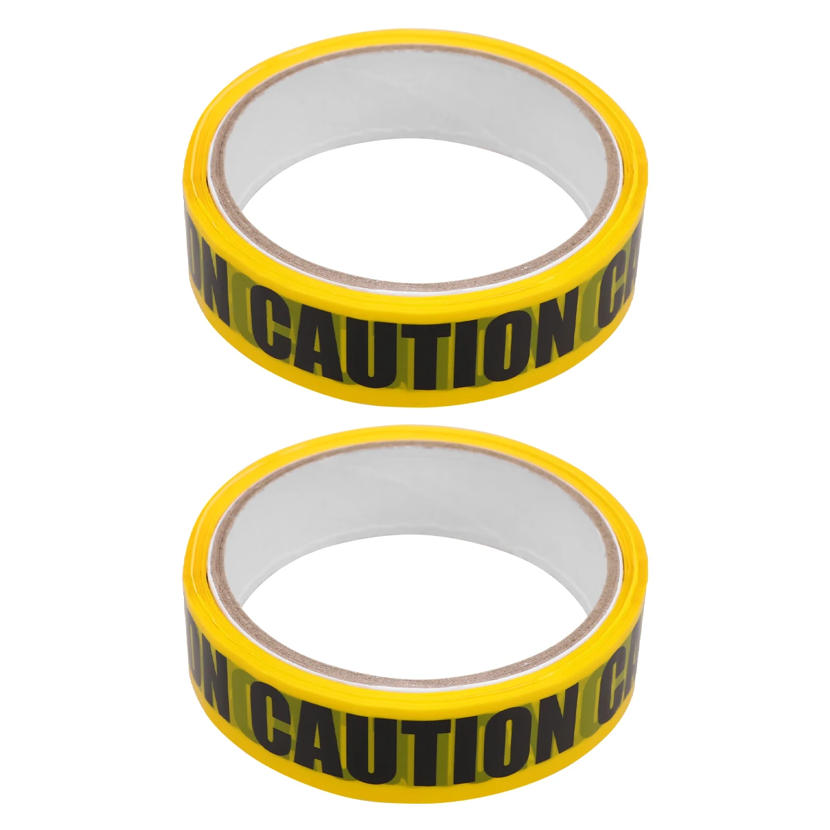 

2PCS Safety Tape Strong Adhesive Neon Self Adhesive Sticker Yellow Black Caution PVC Barrier Tape for Construction